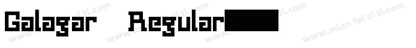Galagar Regular字体转换